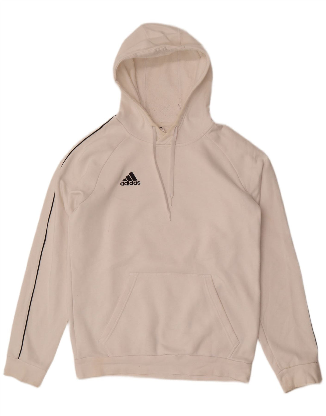 Adidas muška majica s kapuljačom Srednje bijeli pamuk