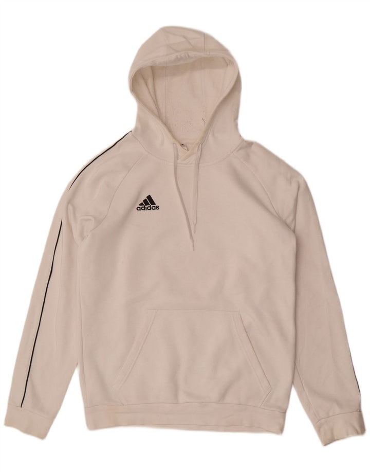 Adidas muška majica s kapuljačom Srednje bijeli pamuk