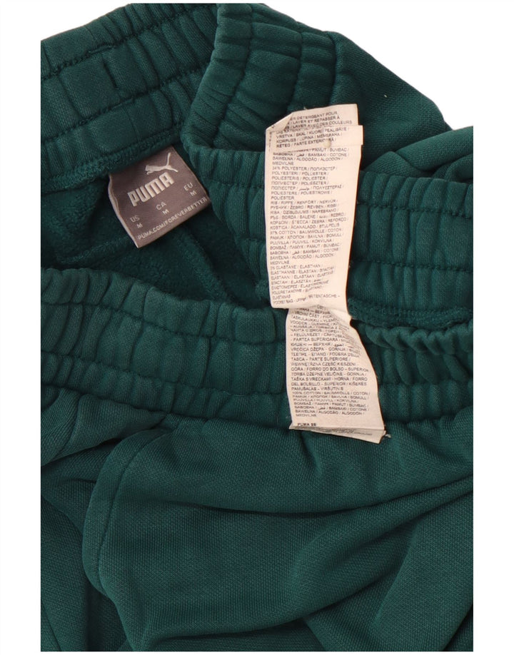 PUMA Muška trenirka Hlače Joggers Srednje zeleni pamuk