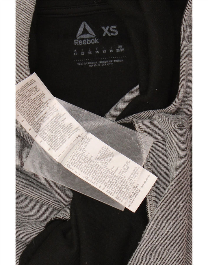 Reebok muška majica s kapuljačom XS sivi poliester