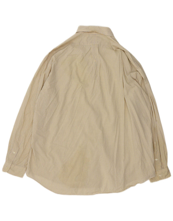 Ralph Lauren muška široka košulja Blake 2XL, žuti karirani pamuk