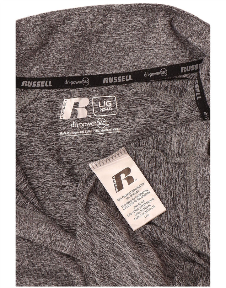 RUSSELL ATHLETIC Dri-Power Pulover Trenirka Top UK 42/44 Large Grey