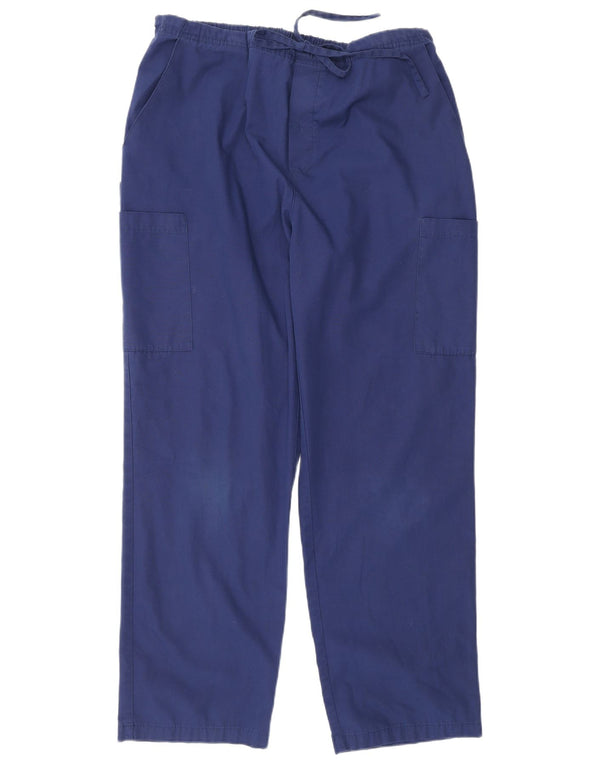 Dickies muške obične kargo hlače velike W34 L30 tamnoplavi poliester