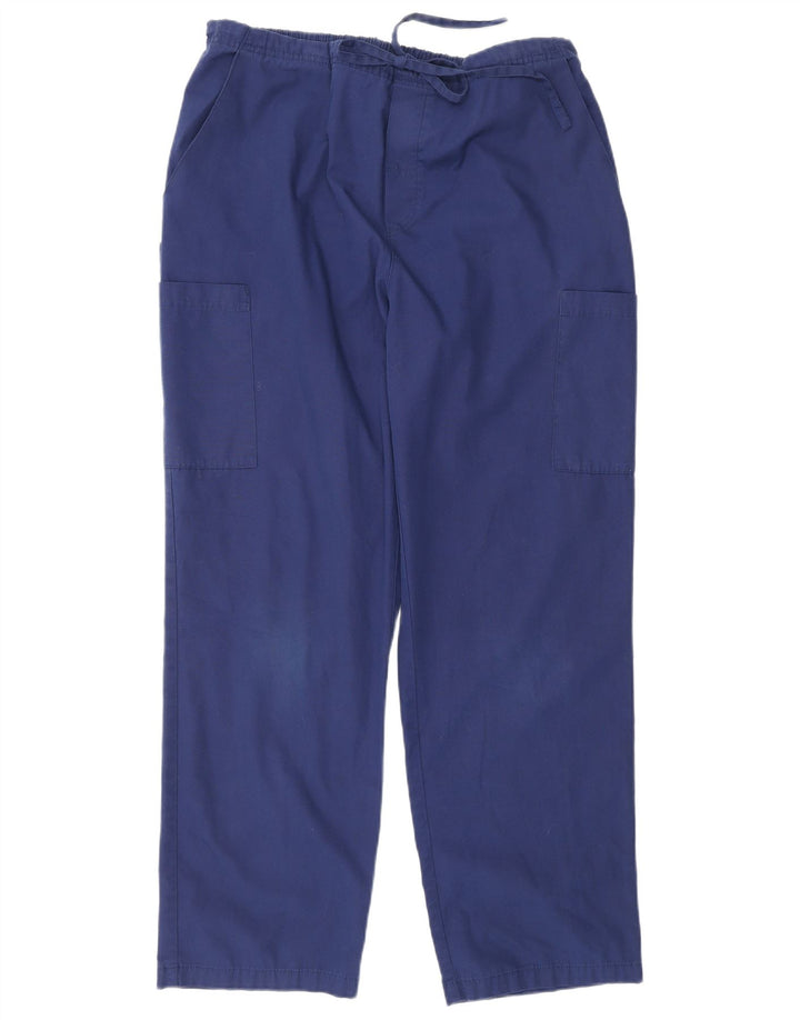Dickies muške obične kargo hlače velike W34 L30 tamnoplavi poliester