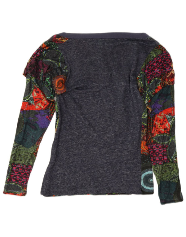 Desigual ženska majica širokog kroja dugih rukava UK 6 XS Višebojna