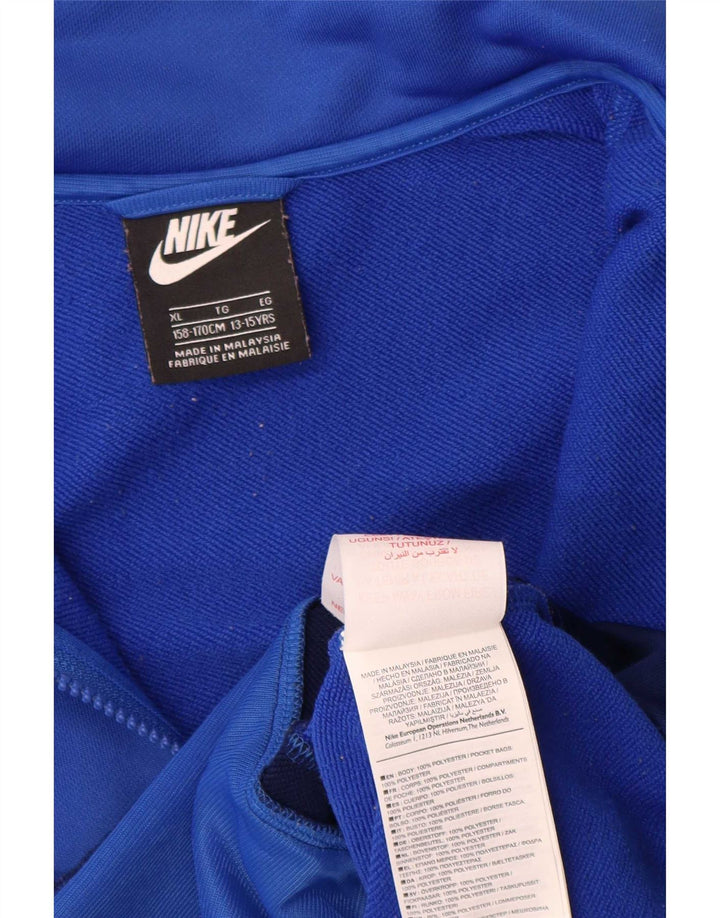 Nike Boys Trenirka Gornja jakna 13-14 godina XL plava poliesterska boja