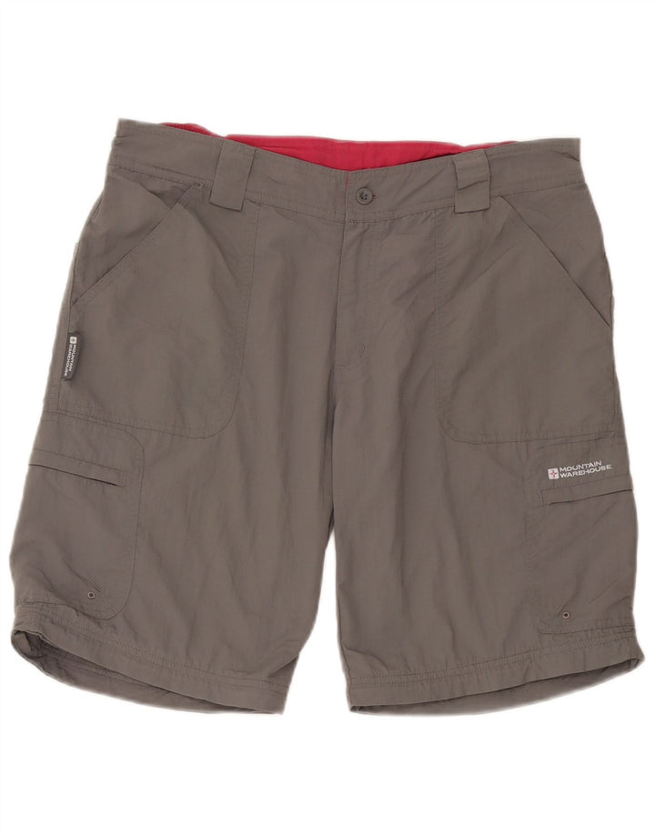 Mountain Warehouse Ženske Cargo kratke hlače UK 14 Large W34 sivi najlon