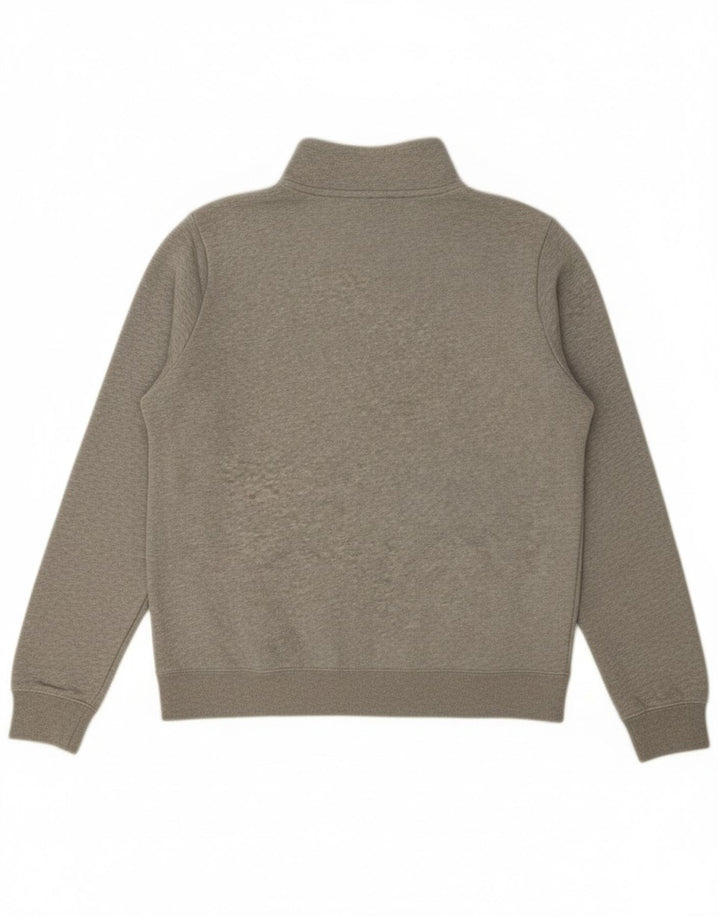 Nike ženska majica s kratkim izrezom s patentnim zatvaračem UK 10 Small Grey Flected