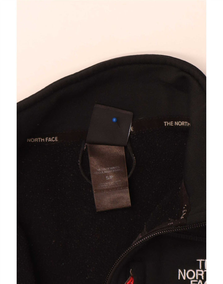 The North Face muška majica s izrezom s patentnim zatvaračem Mali crni poliester