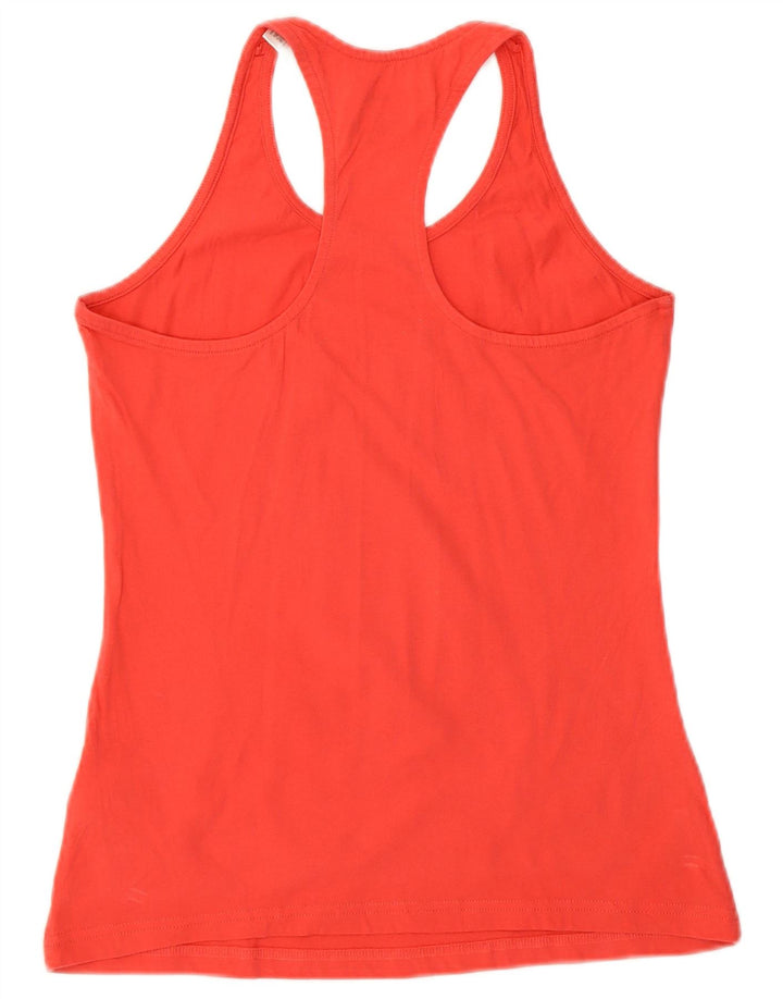 Adidas ženski grafički prsluk UK 8/10 mali crveni pamuk