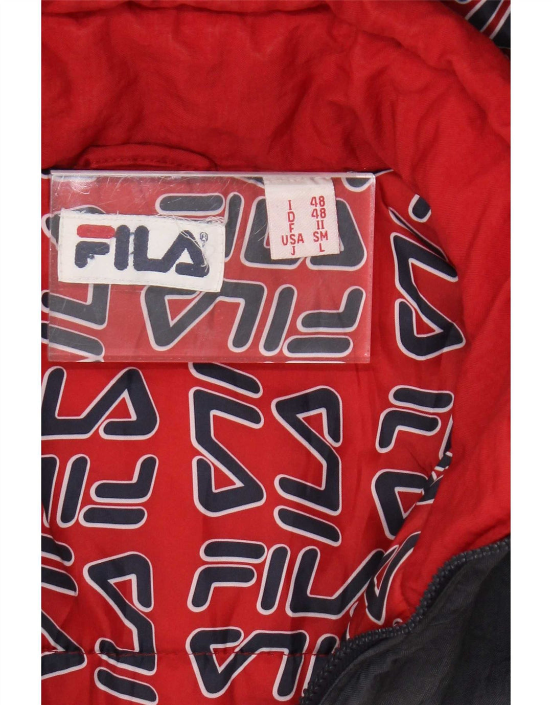Fila muška vjetrovka s kapuljačom IT 48 Srednja tamnoplava boja