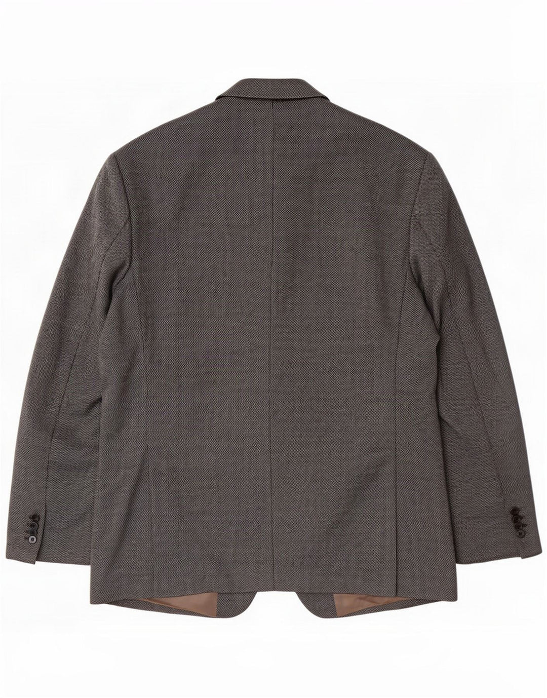 Wellington Mens 3 Button Blazer Jacket UK 46 3XL Siva vuna