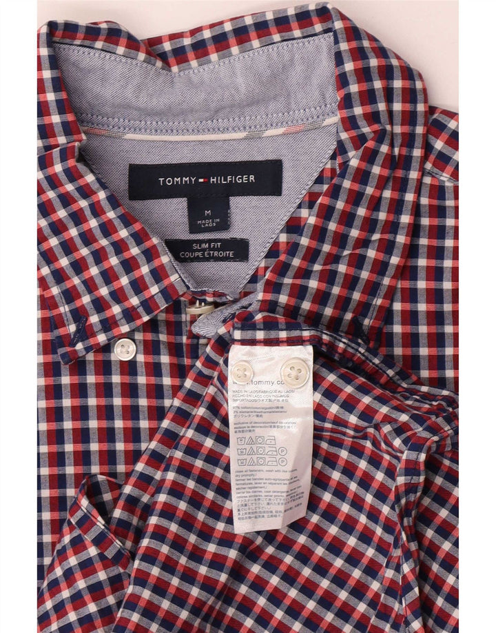 Tommy Hilfiger muška uska košulja srednjeg šarenog kariranog pamuka