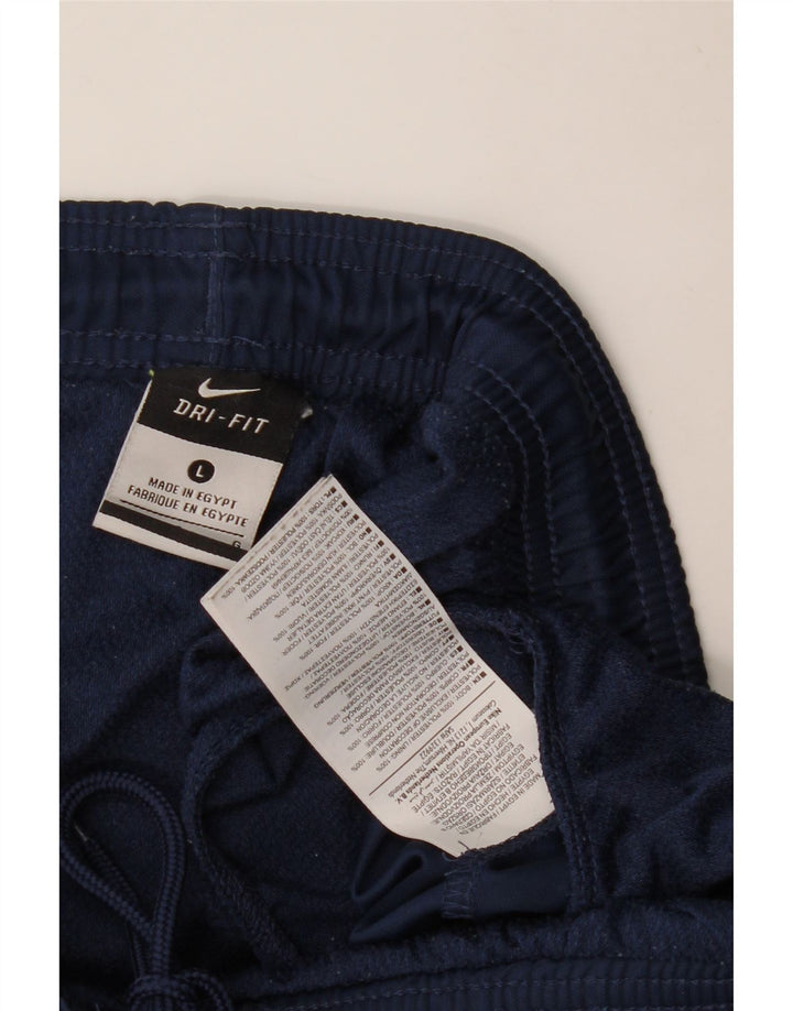 NIKE muške Dri Fit sportske kratke hlače velike tamnoplave poliesterske boje