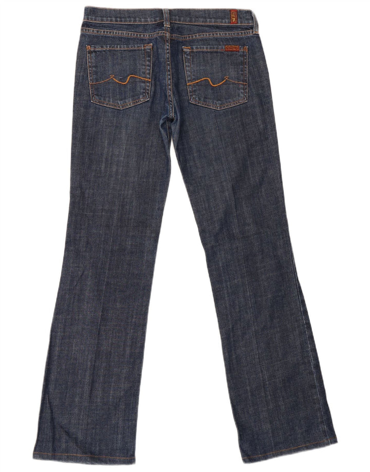 7 For All Mankind Ženske Bootcut traperice W29 L32 Plavi pamuk