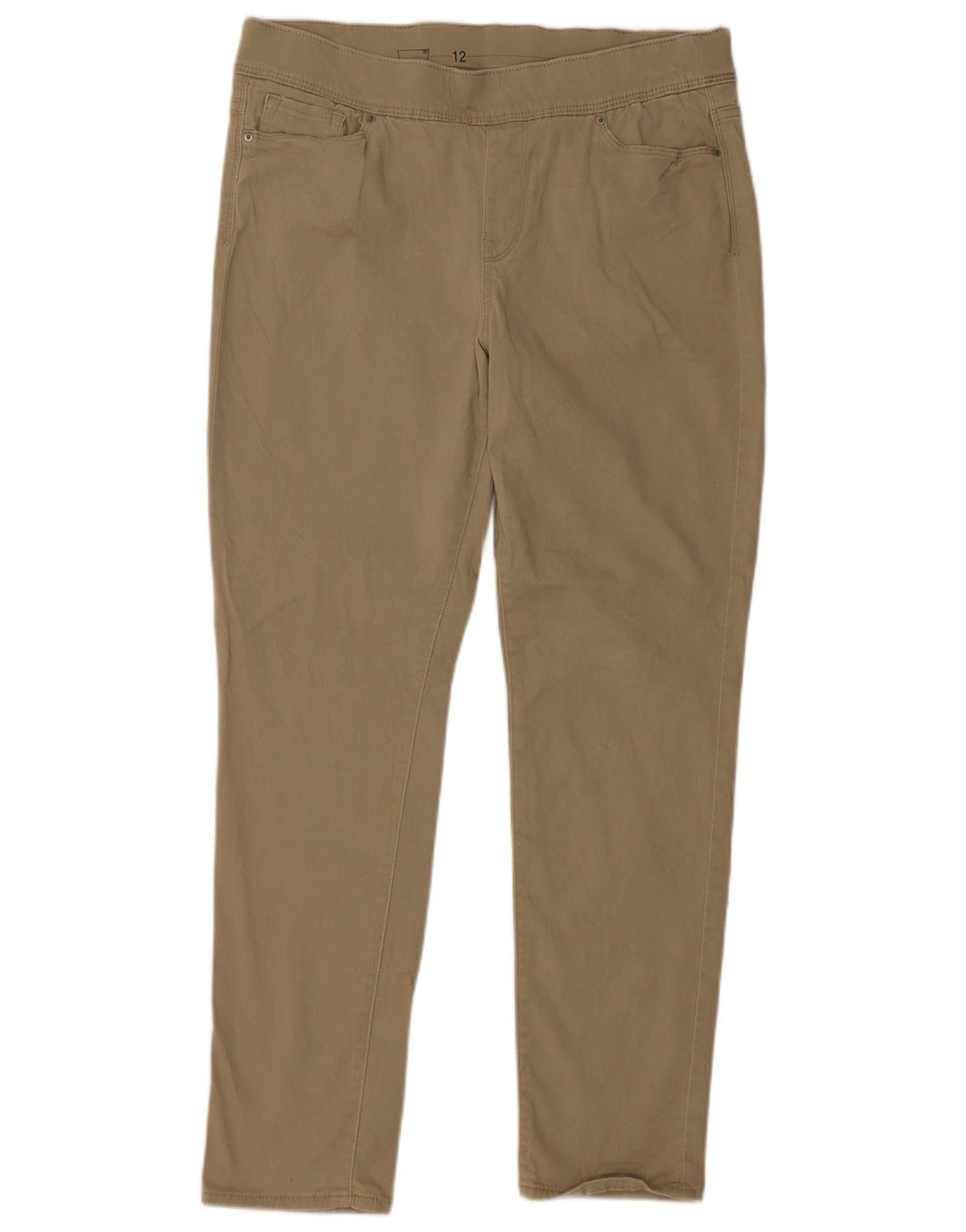 LEVI'S ženske uske ležerne hlače US 12 Large W31 L29 bež pamuk