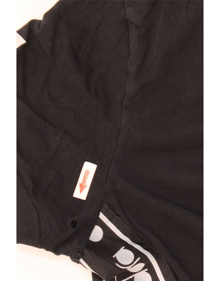 Diadora muška majica kratkih rukava s grafičkim motivima, mala crna