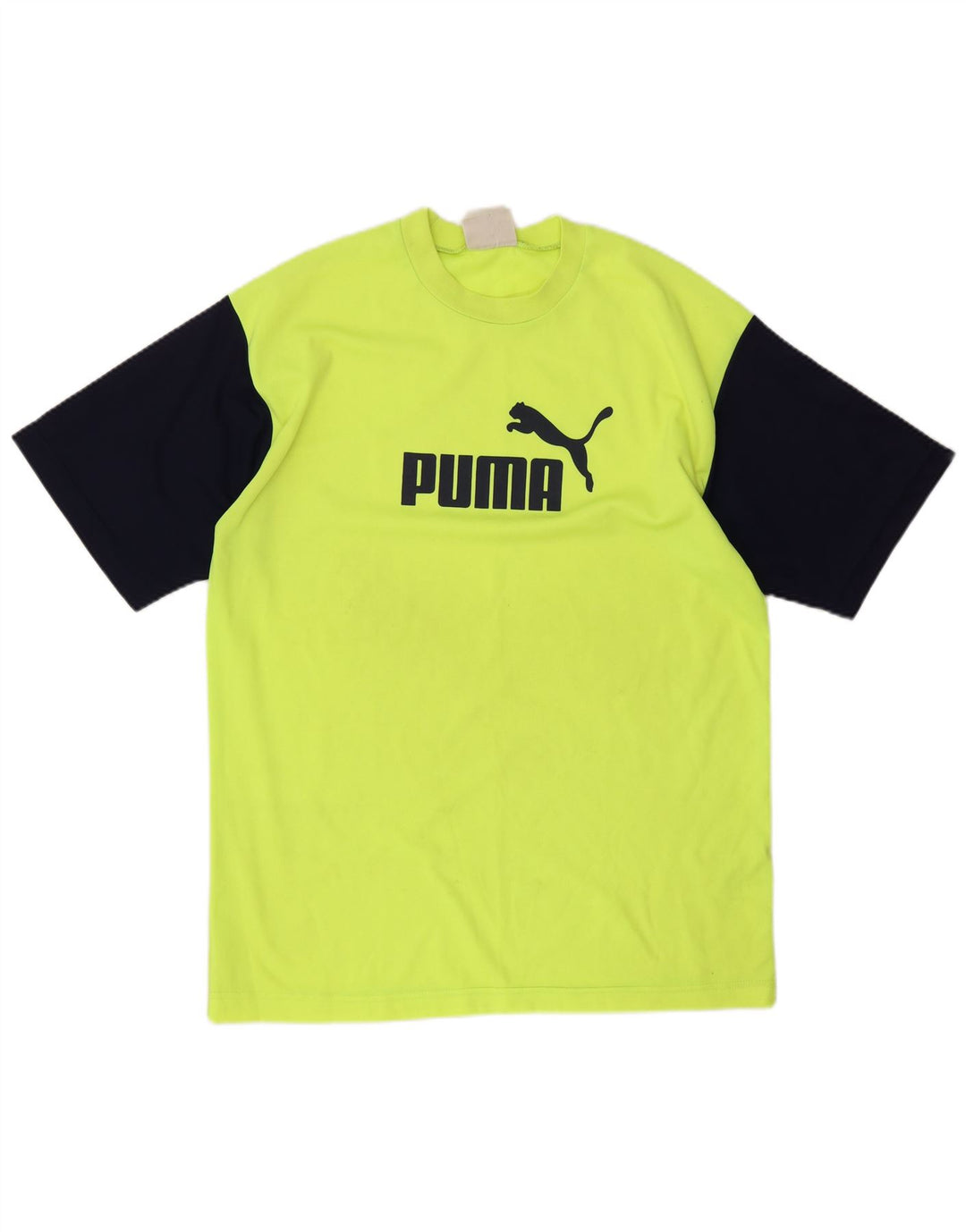 Puma muška majica s grafičkim motivima, veliki žuti poliester u blokovima boja