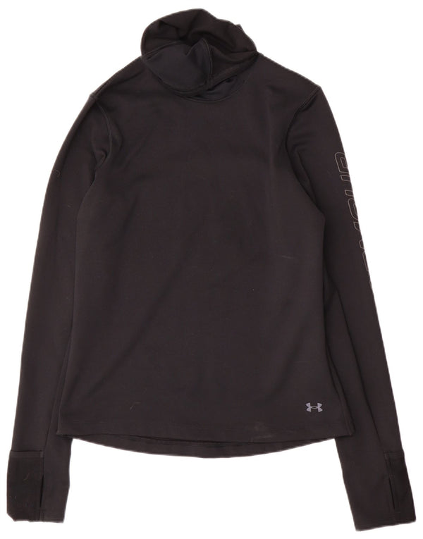 Under Armour Ženska Cold Gear majica dugih rukava UK 10 Mala crna