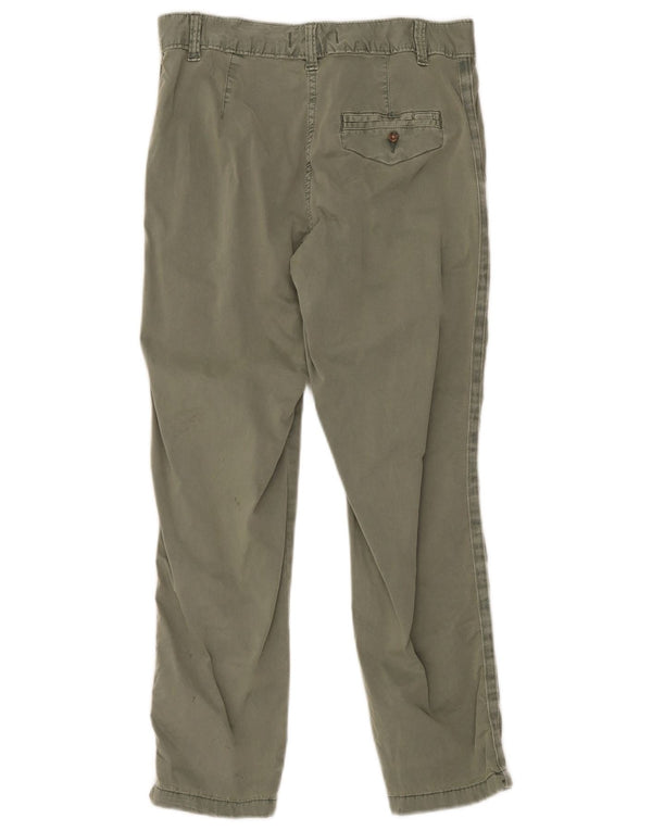 Marks & Spencer ženske ravne chino hlače UK 10 male W30 L26 kaki