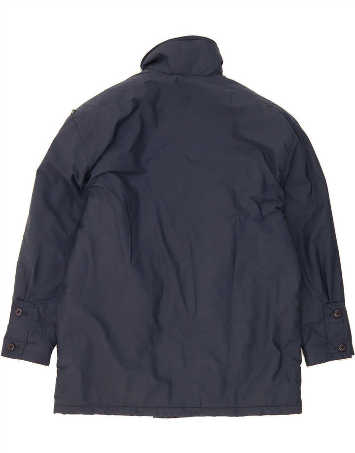VINTAGE Womens Windbreaker Coat UK 20 2XL Navy Blue Vintage Vintage and Second-Hand Vintage from Messina Hembry 