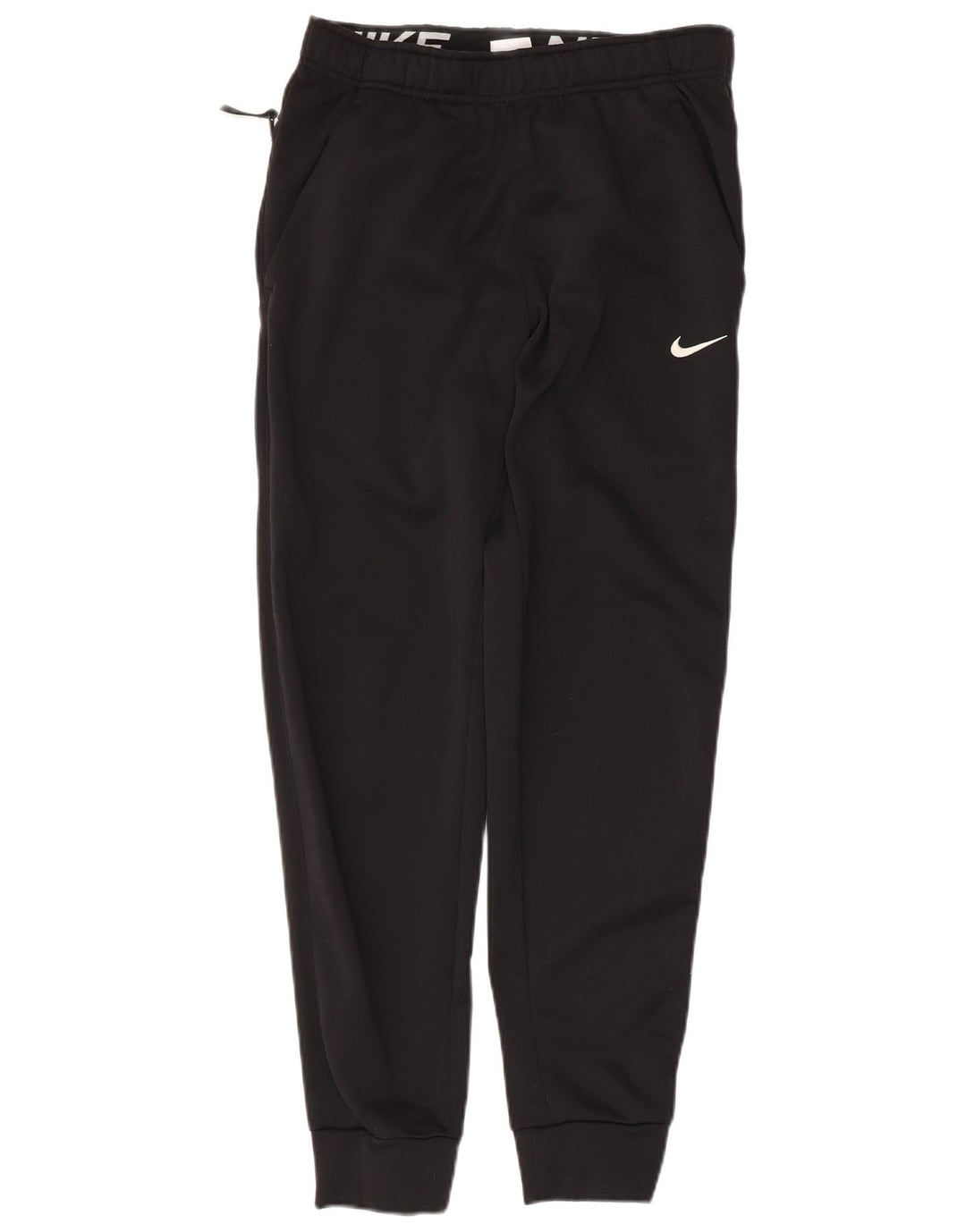 Nike muške trenirke Therma-Fit hlače za trčanje male crne poliesterske