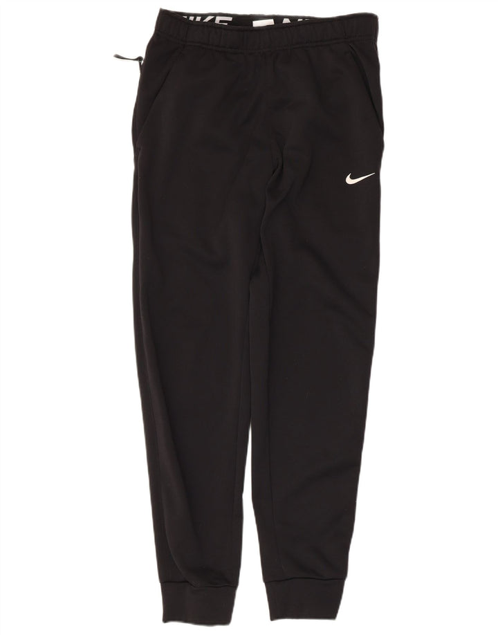 Nike muške trenirke Therma-Fit hlače za trčanje male crne poliesterske