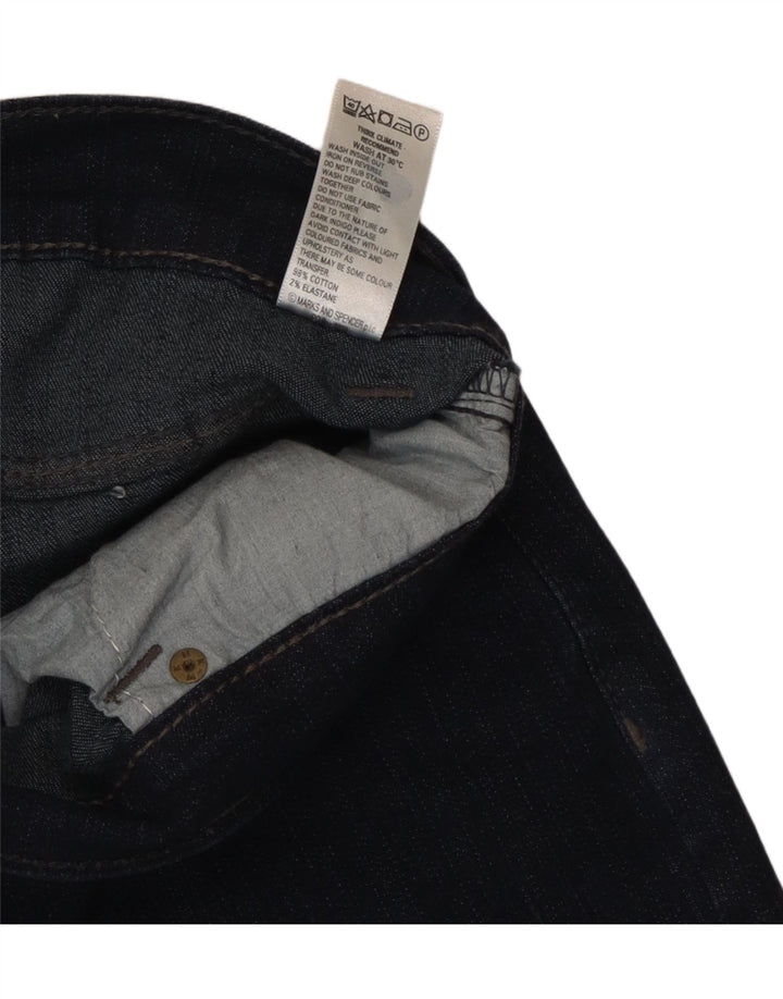 Marks & Spencer ženske kratke traperice UK 10 male W27 L28 tamnoplave