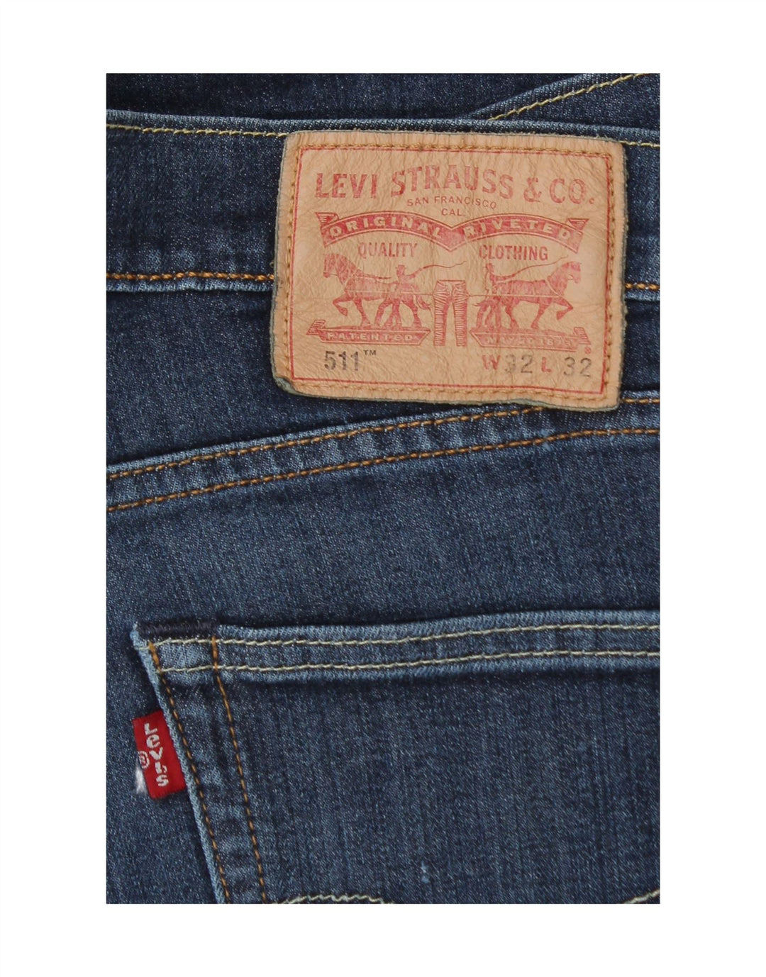 Levi's muške 511 uske traperice W32 L32 plavi pamuk