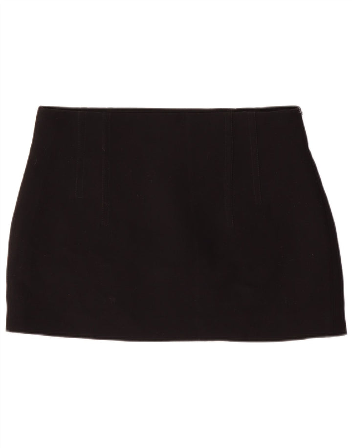 Zara ženska mini suknja XL W34 crni poliester