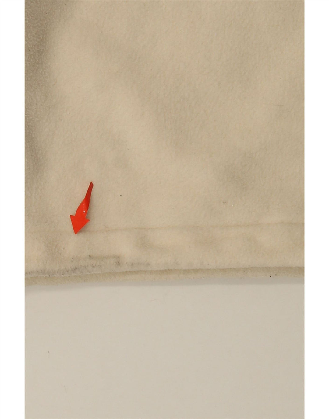 ADIDAS ženski džemper od flisa s velikim grafičkim izrezom UK 10 Small Beige