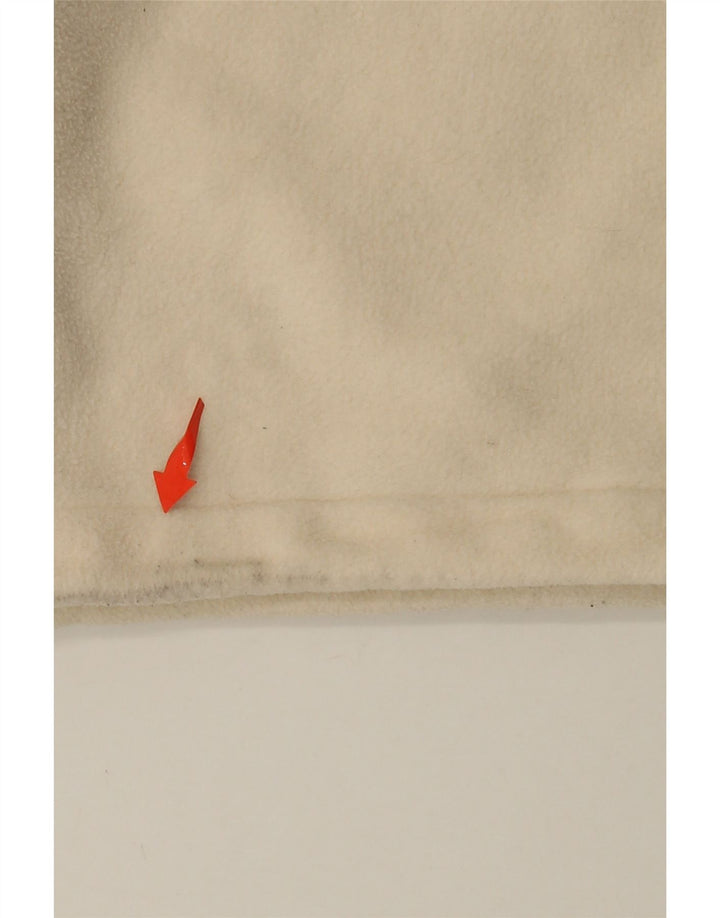 ADIDAS ženski džemper od flisa s velikim grafičkim izrezom UK 10 Small Beige