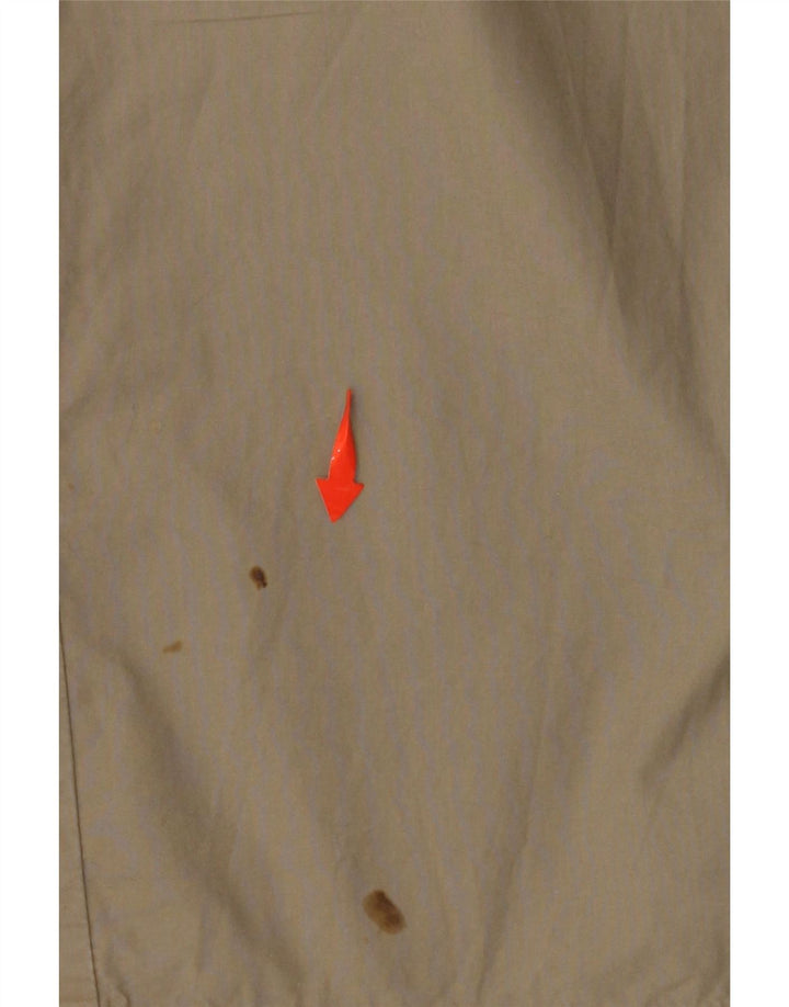 BENETTON muške ravne kargo hlače IT 52 XL W38 L34 kaki pamuk