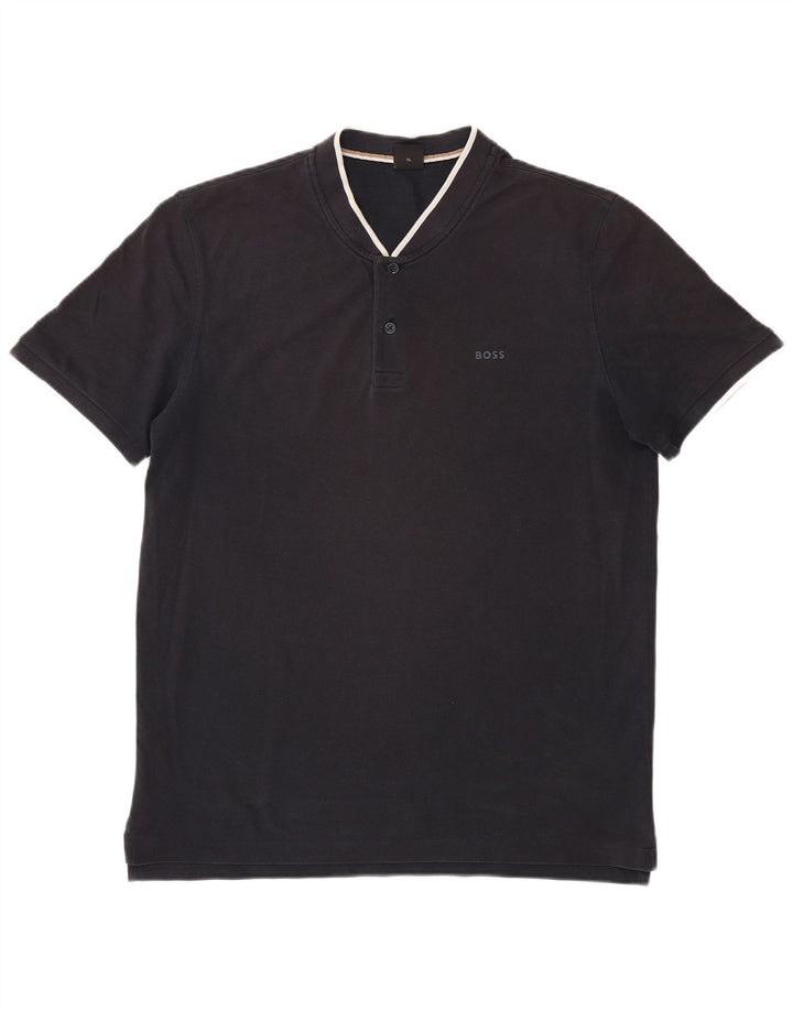 Hugo Boss muška polo majica XL crna na pruge