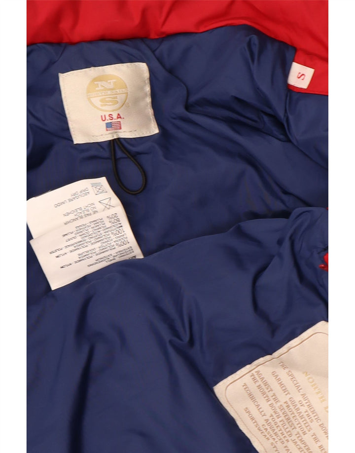 North Sails Ženska podstavljena jakna UK 10 Mala crvena poliamid