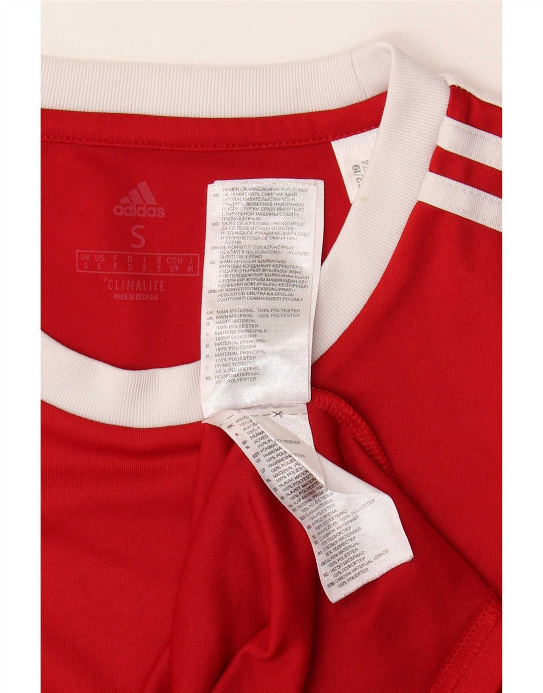 Adidas muška majica Climalite Mali crveni poliester