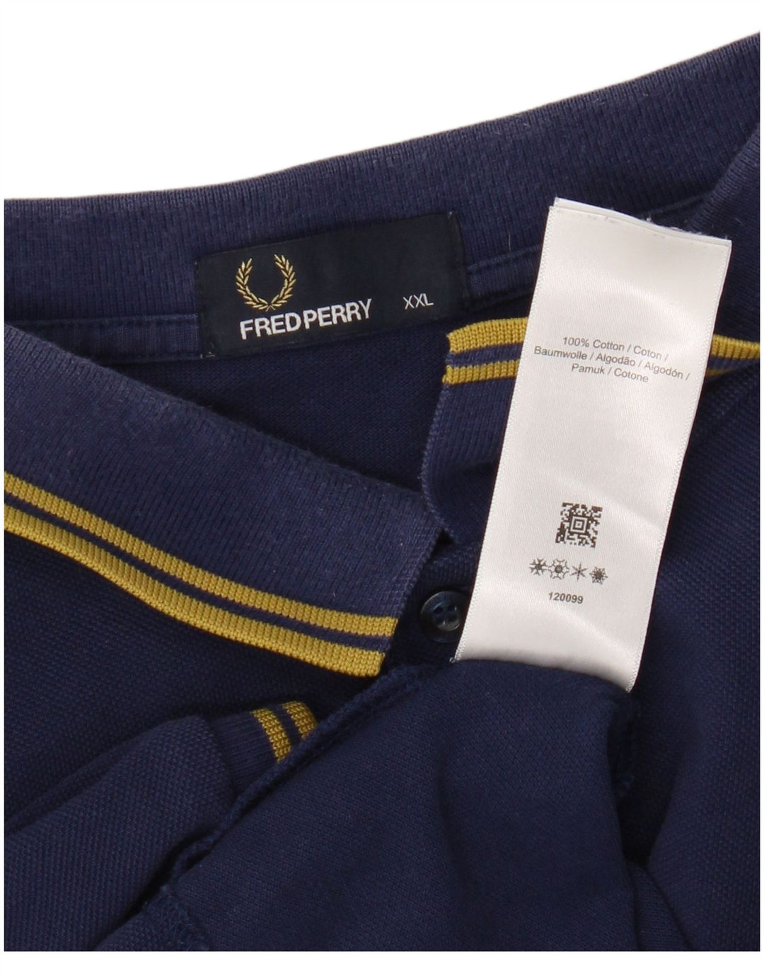 Fred Perry muška polo majica 2XL tamnoplavi pamuk