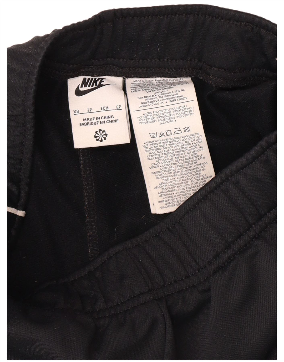 NIKE Ženska trenirka Hlače Joggers UK 4 XS crni poliester