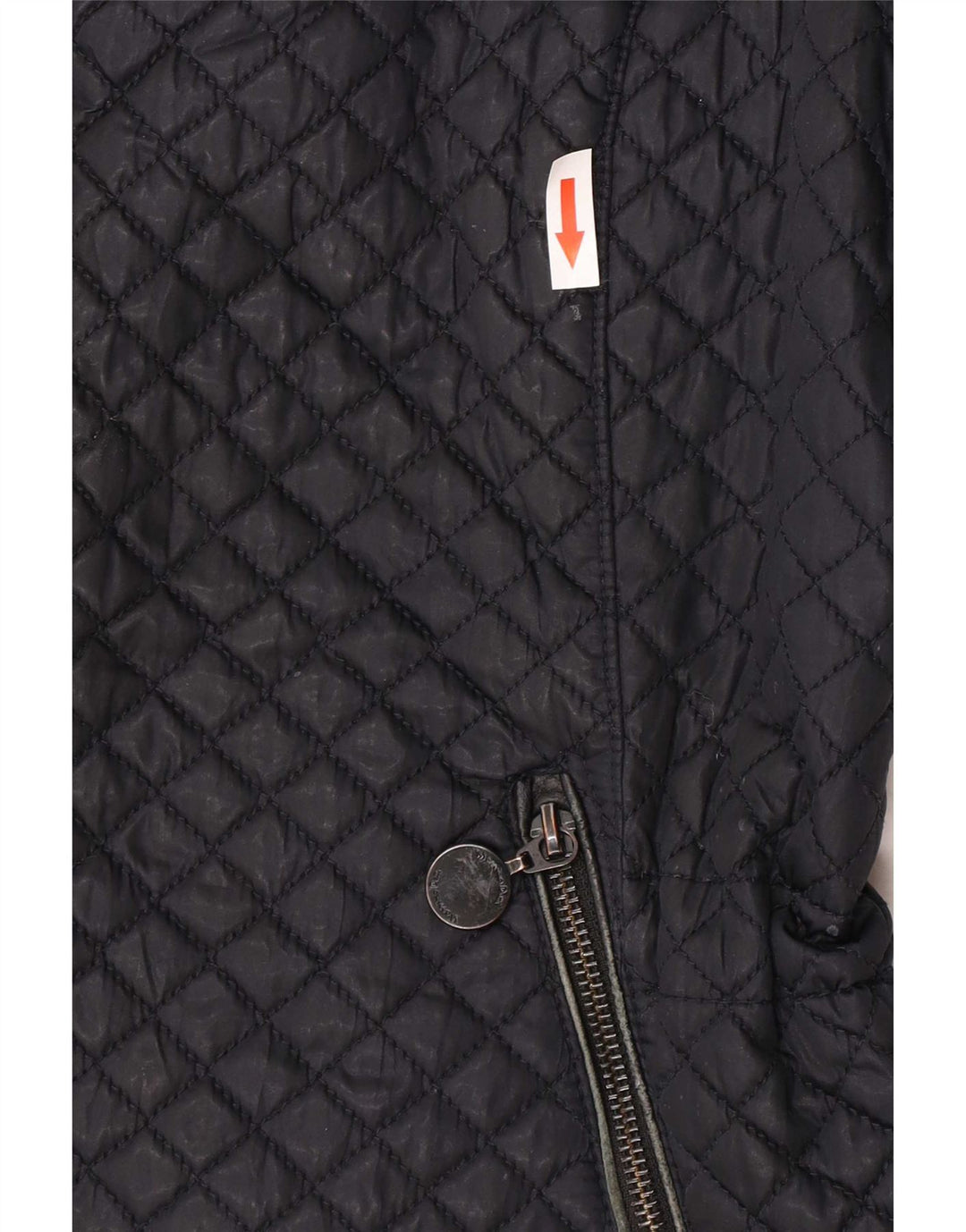 Ženska prošivena jakna Massimo Dutti UK 18 XL crni poliester