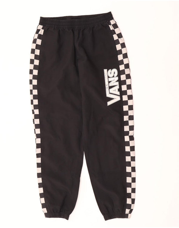 Vans muške trenirke s grafičkim motivima, velike crne geometrijske hlače