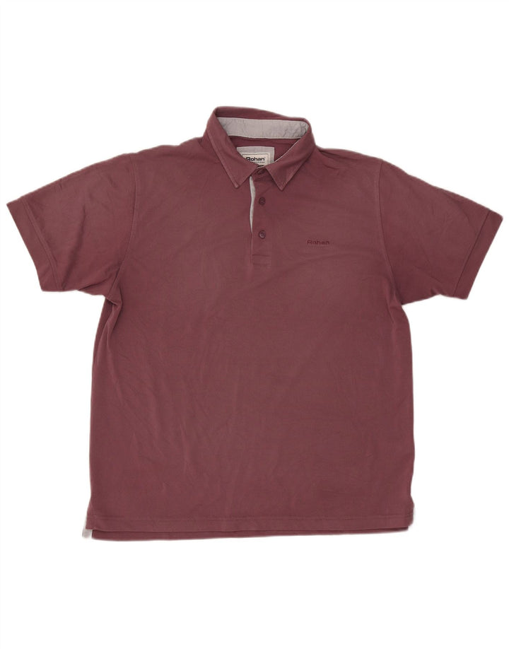 Rohan muška polo majica veliki bordo poliester