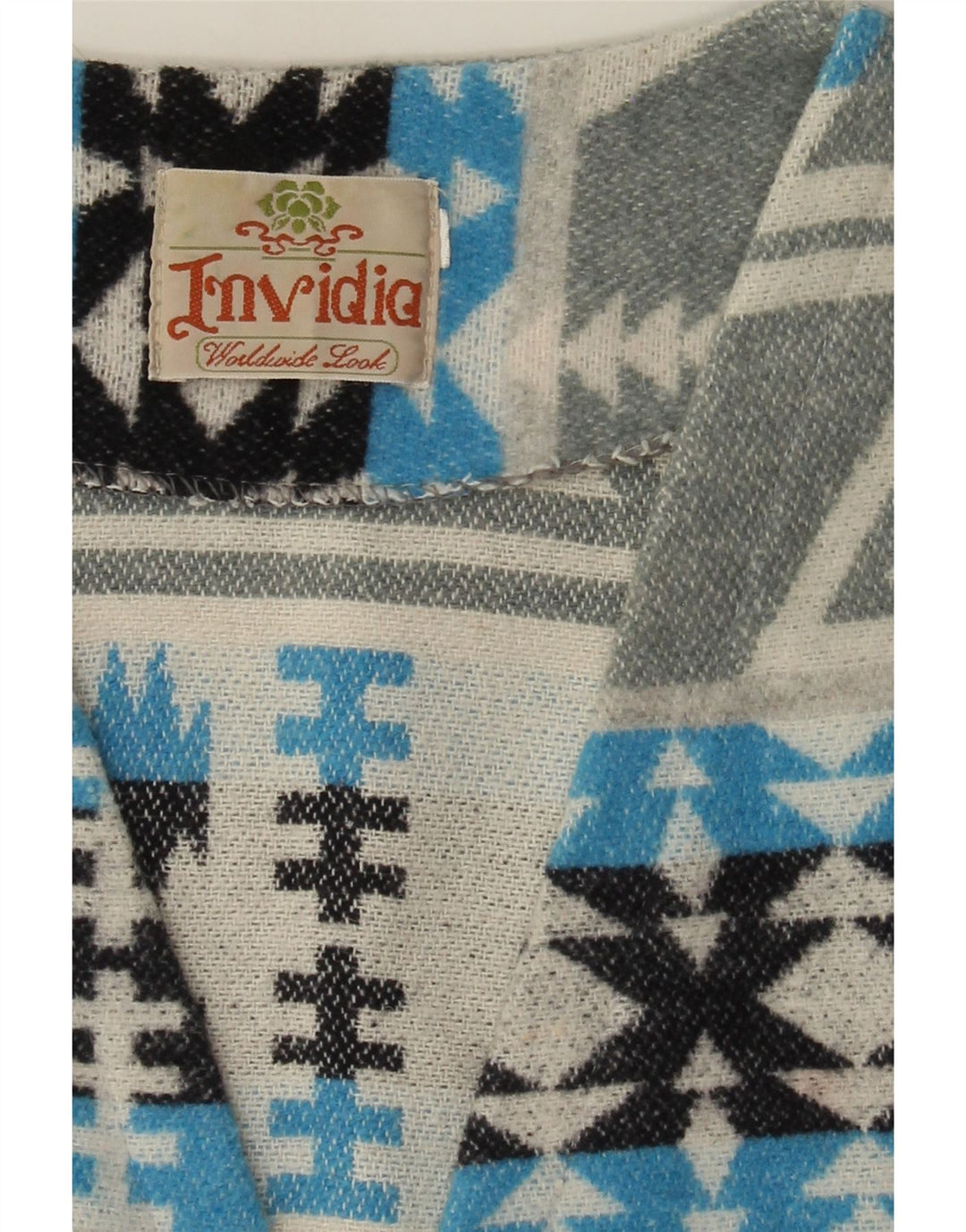 Vintage muški prsluk XL Grey Fair Isle