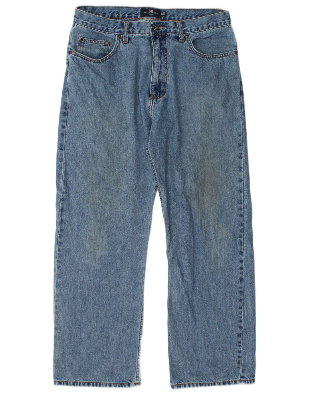 Marks & Spencer muške ravne traperice Blue Harbor W34 L29 plavi pamuk