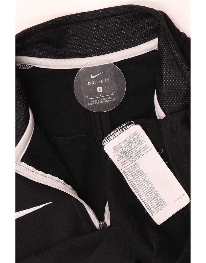 Nike Dri Fit majica s izrezom s patentnim zatvaračem i gornji dio male crne trenirke