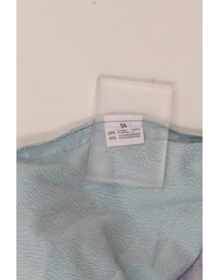 ASICS muške grafičke hlače za trenirku srednje plave boje od poliamida