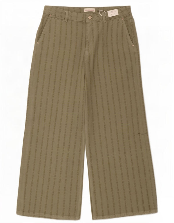 Marks & Spencer ženske chino hlače visokog struka UK 14 Large W32 L27 Kaki