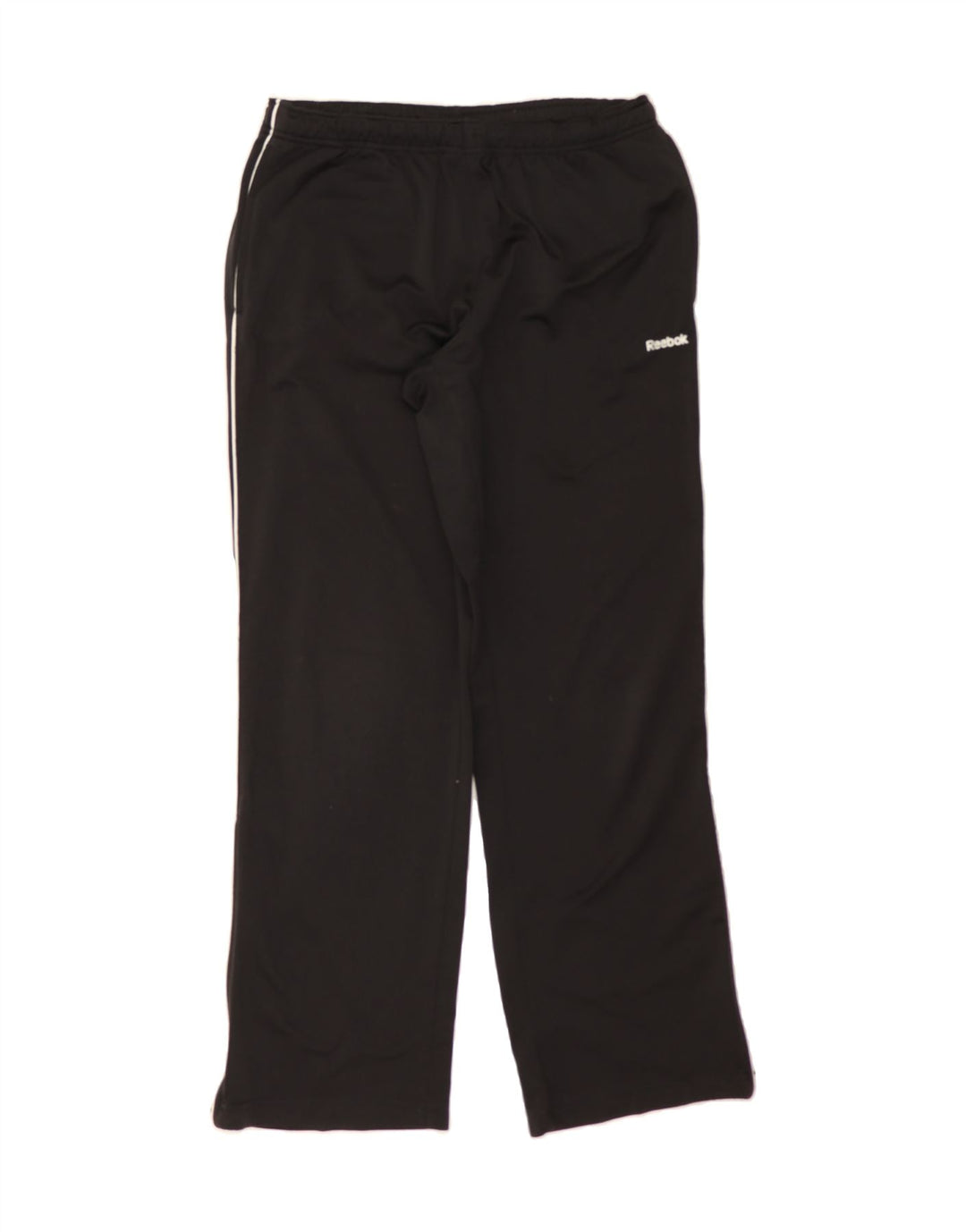 REEBOK Womens Tracksuit Trousers UK 10 Small  Black Polyester Vintage Reebok and Second-Hand Reebok from Messina Hembry 