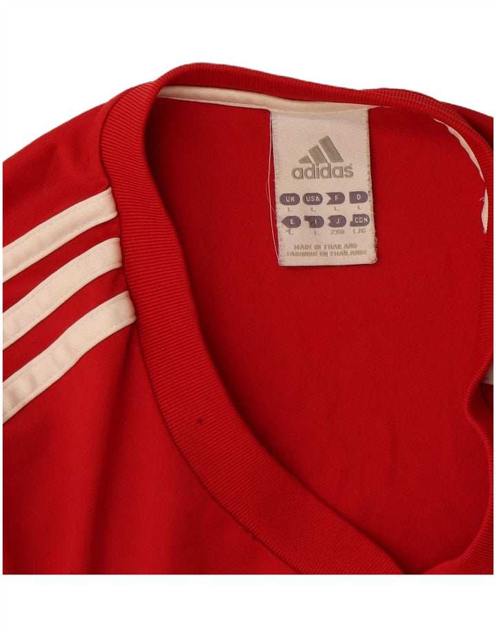Adidas muška majica kratkih rukava veliki crveni poliester