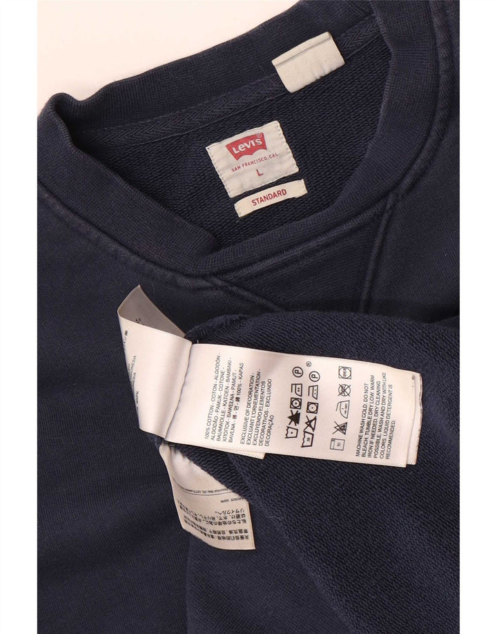 Levi's standardni muški džemper veliki tamnoplavi