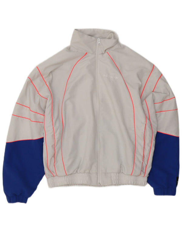 Adidas ženska trenirka gornja jakna UK 12 Medium Blue Colourblock Sports